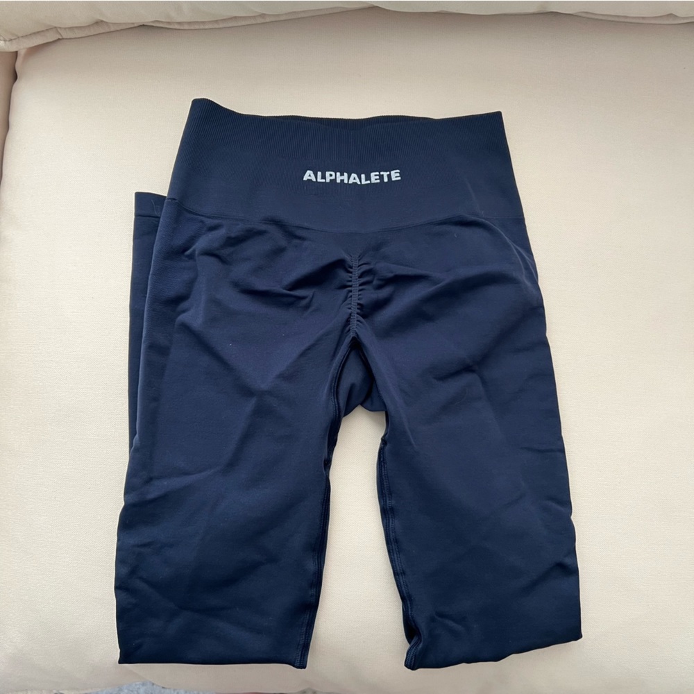 Alphalete Amplify Leggings Tuxedo Blue